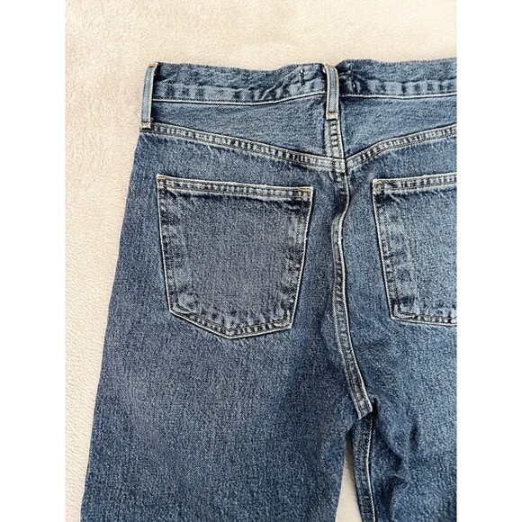 AGOLDE Fran Low Slung Easy Straight Jeans in Color Control Size 23 Boho Trendy - Picture 12 of 12